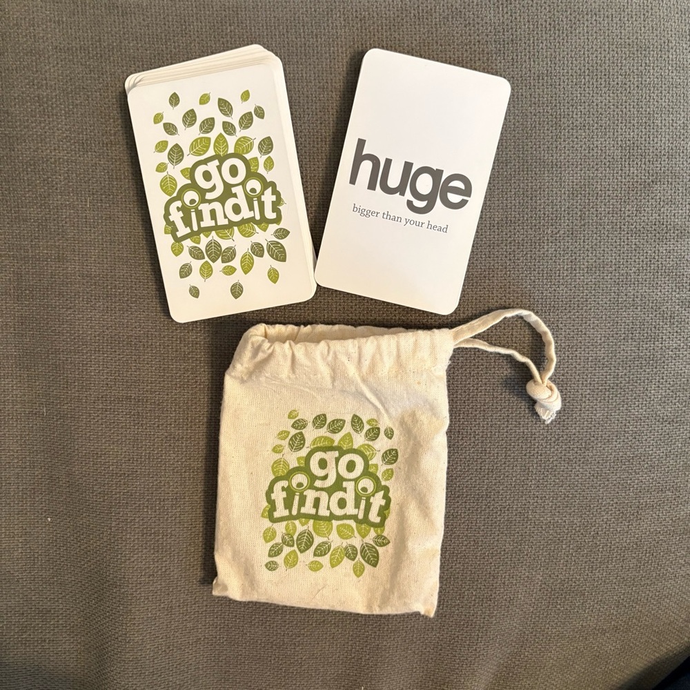 Go Find It Nature Scavenger Hunt Game cards